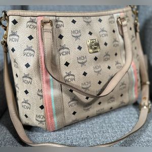 MCM Visetos Monogram Two-way Bag